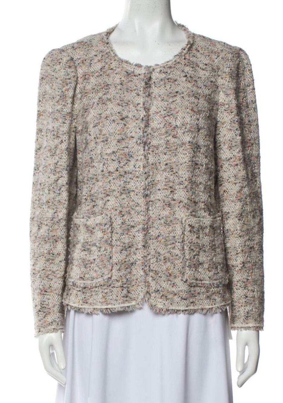 Rebecca Taylor Tweed Pattern Evening Jacket - size 10